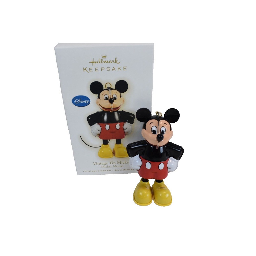 Hallmark Keepsake Ornament Vintage Tin Mickey 2009 Disney Mickey Mouse QXD2042